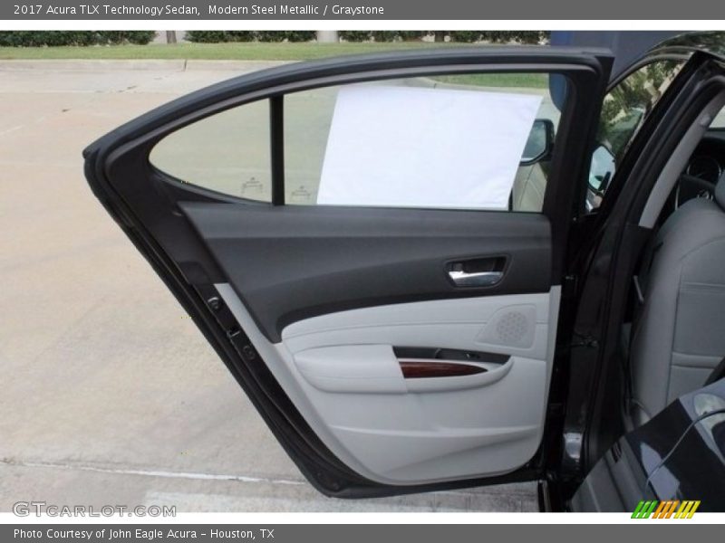 Modern Steel Metallic / Graystone 2017 Acura TLX Technology Sedan