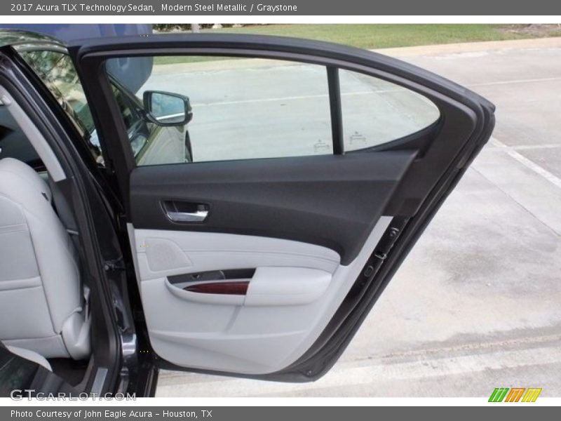 Modern Steel Metallic / Graystone 2017 Acura TLX Technology Sedan