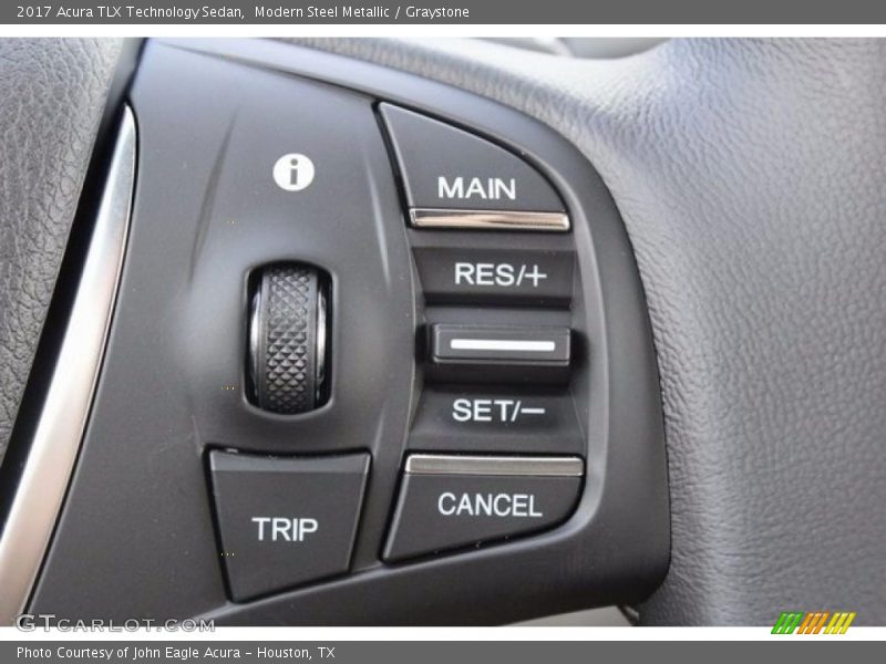 Modern Steel Metallic / Graystone 2017 Acura TLX Technology Sedan