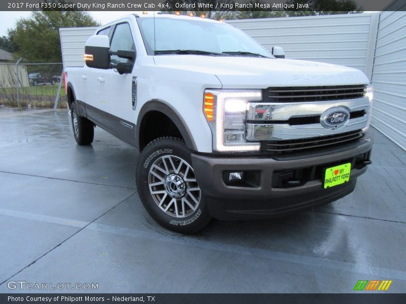 Front 3/4 View of 2017 F350 Super Duty King Ranch Crew Cab 4x4