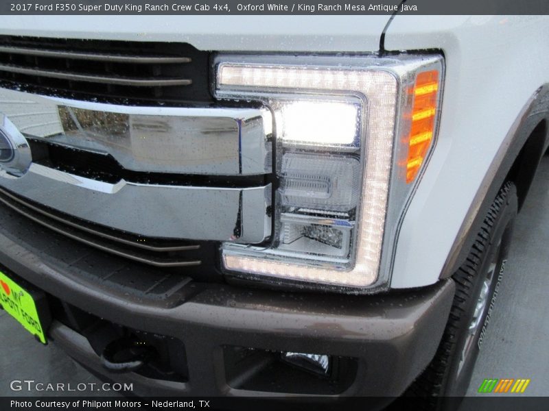 Oxford White / King Ranch Mesa Antique Java 2017 Ford F350 Super Duty King Ranch Crew Cab 4x4