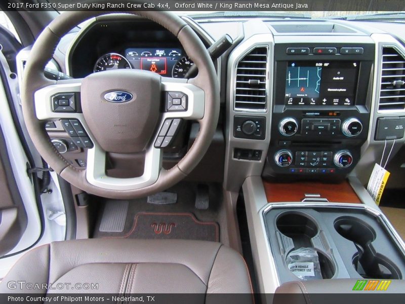 Dashboard of 2017 F350 Super Duty King Ranch Crew Cab 4x4
