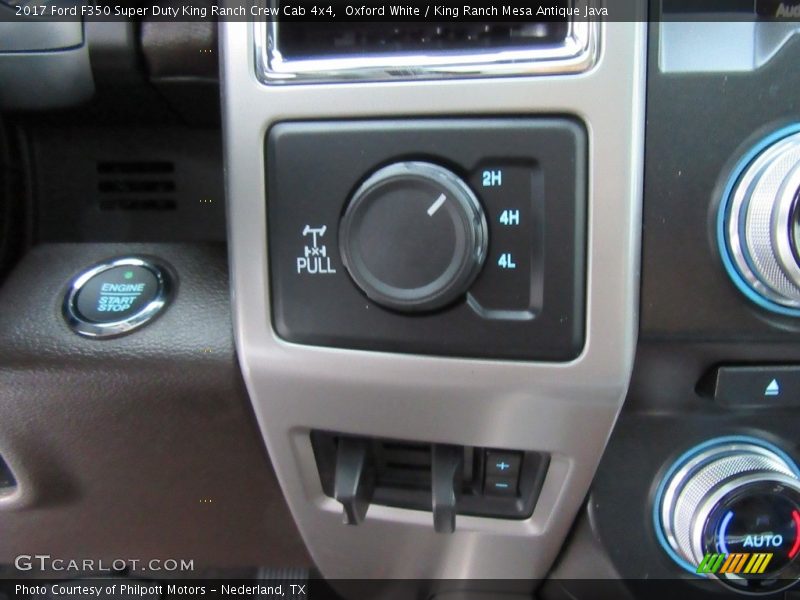 Controls of 2017 F350 Super Duty King Ranch Crew Cab 4x4