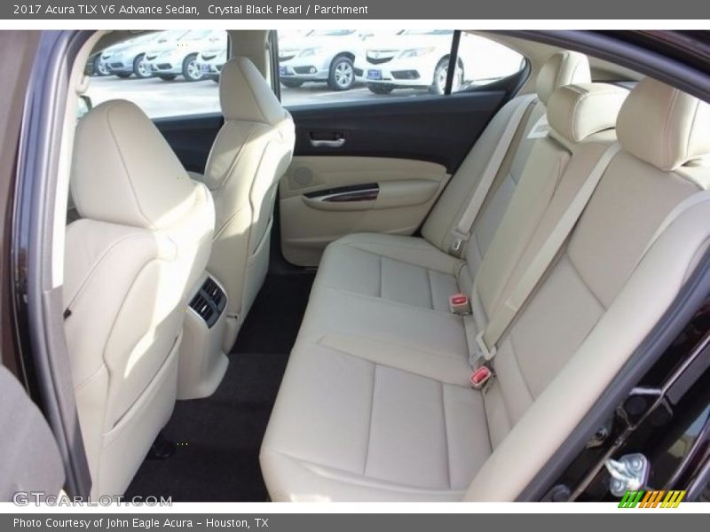 Rear Seat of 2017 TLX V6 Advance Sedan