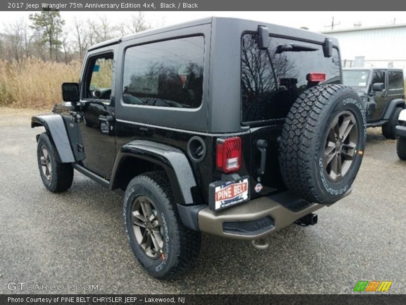 Black / Black 2017 Jeep Wrangler 75th Anniversary Edition 4x4
