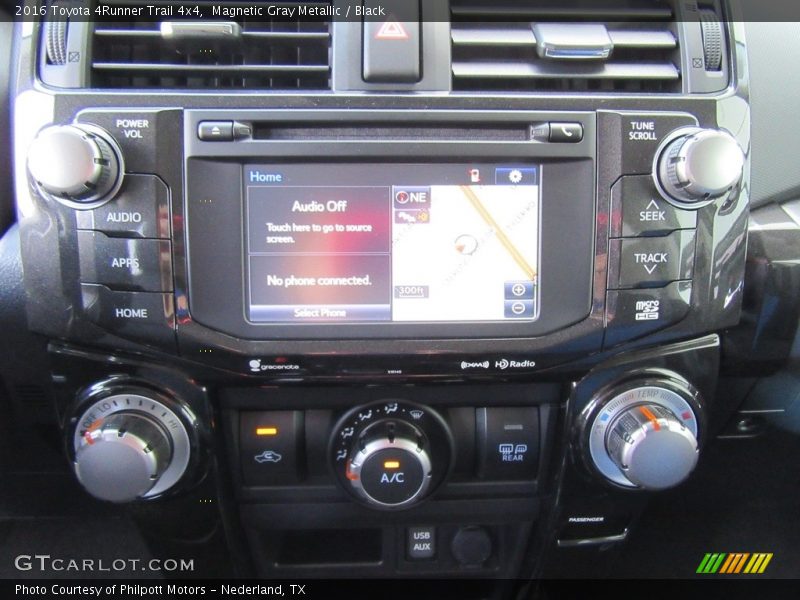 Magnetic Gray Metallic / Black 2016 Toyota 4Runner Trail 4x4