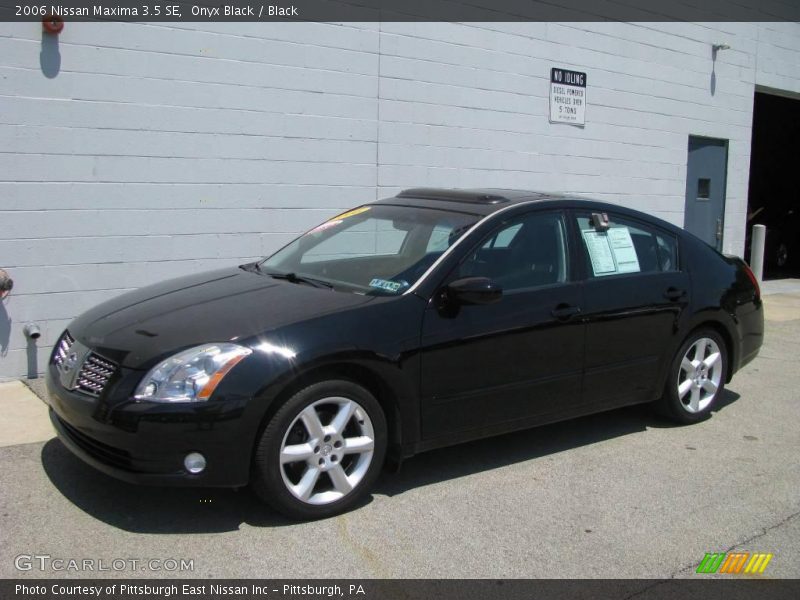 Onyx Black / Black 2006 Nissan Maxima 3.5 SE