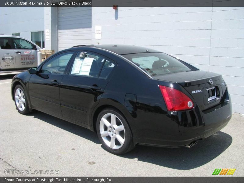 Onyx Black / Black 2006 Nissan Maxima 3.5 SE