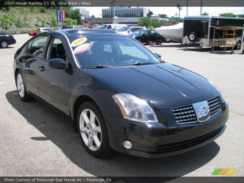 Onyx Black / Black 2006 Nissan Maxima 3.5 SE