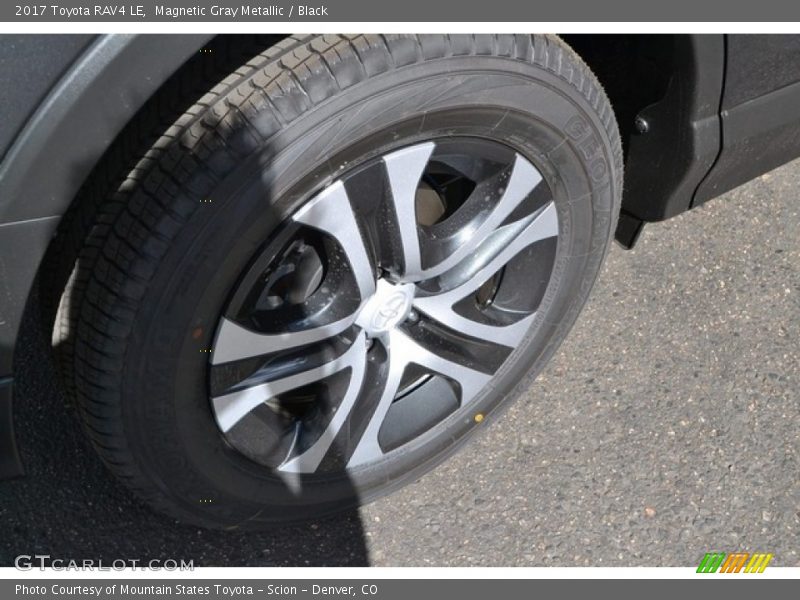 Magnetic Gray Metallic / Black 2017 Toyota RAV4 LE