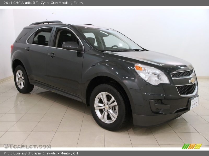 Cyber Gray Metallic / Ebony 2014 GMC Acadia SLE