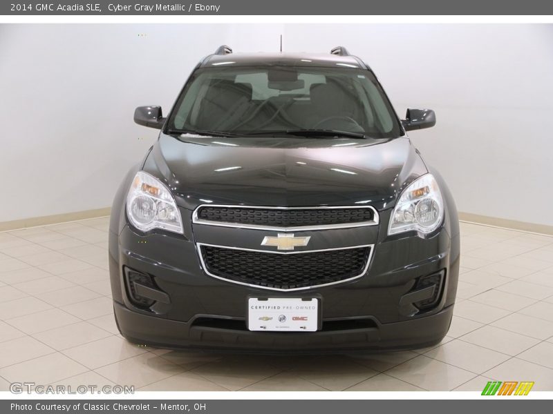 Cyber Gray Metallic / Ebony 2014 GMC Acadia SLE