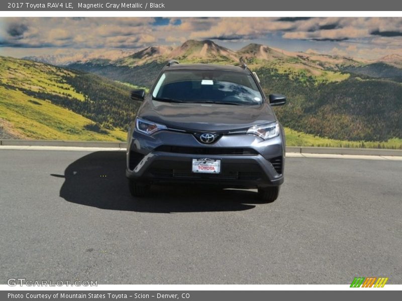 Magnetic Gray Metallic / Black 2017 Toyota RAV4 LE