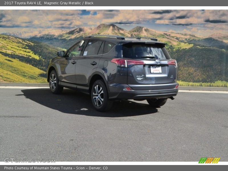 Magnetic Gray Metallic / Black 2017 Toyota RAV4 LE