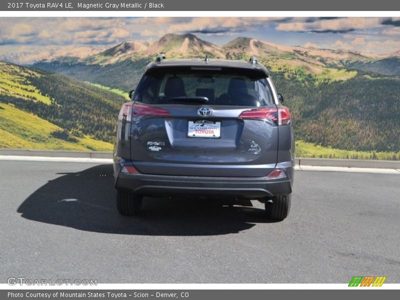 Magnetic Gray Metallic / Black 2017 Toyota RAV4 LE