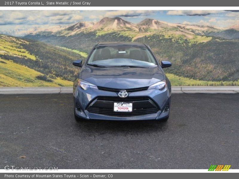 Slate Metallic / Steel Gray 2017 Toyota Corolla L