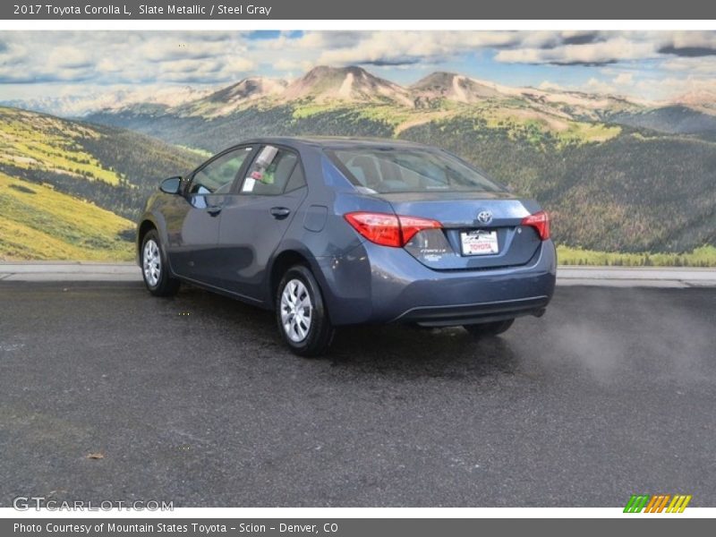 Slate Metallic / Steel Gray 2017 Toyota Corolla L