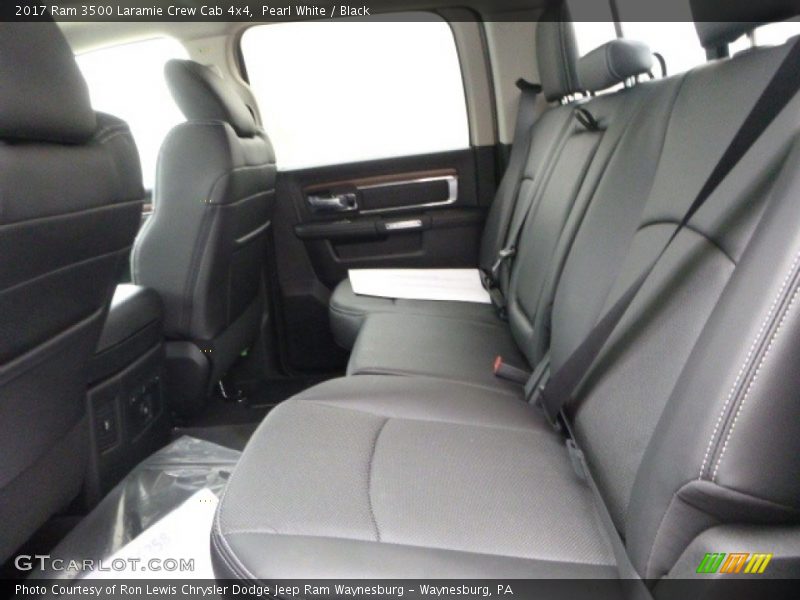 Pearl White / Black 2017 Ram 3500 Laramie Crew Cab 4x4