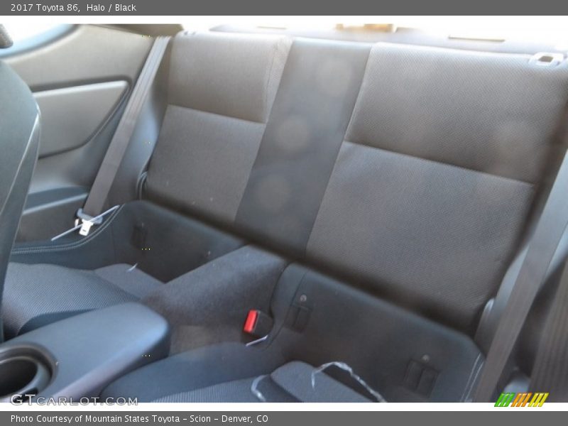Rear Seat of 2017 86 