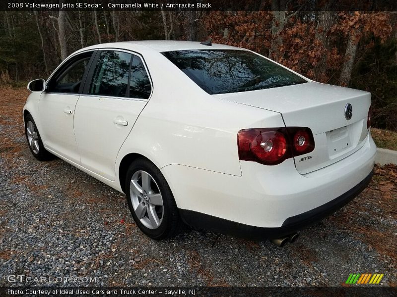 Campanella White / Anthracite Black 2008 Volkswagen Jetta SE Sedan