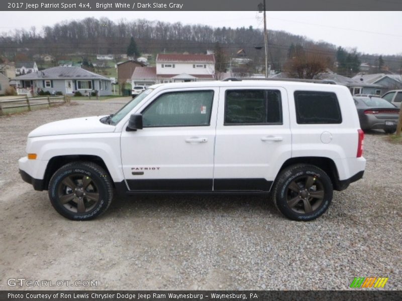 Bright White / Dark Slate Gray 2017 Jeep Patriot Sport 4x4
