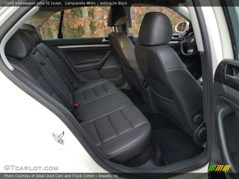 Campanella White / Anthracite Black 2008 Volkswagen Jetta SE Sedan