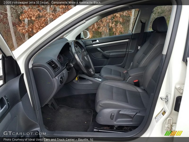 Campanella White / Anthracite Black 2008 Volkswagen Jetta SE Sedan