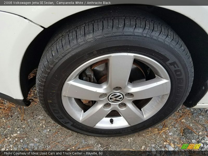 Campanella White / Anthracite Black 2008 Volkswagen Jetta SE Sedan