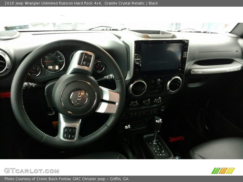 Granite Crystal Metallic / Black 2016 Jeep Wrangler Unlimited Rubicon Hard Rock 4x4