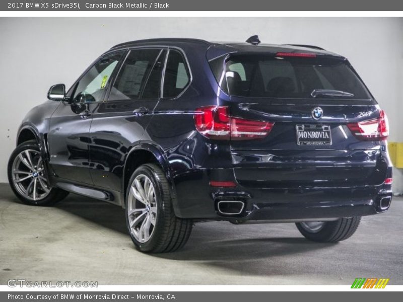 Carbon Black Metallic / Black 2017 BMW X5 sDrive35i