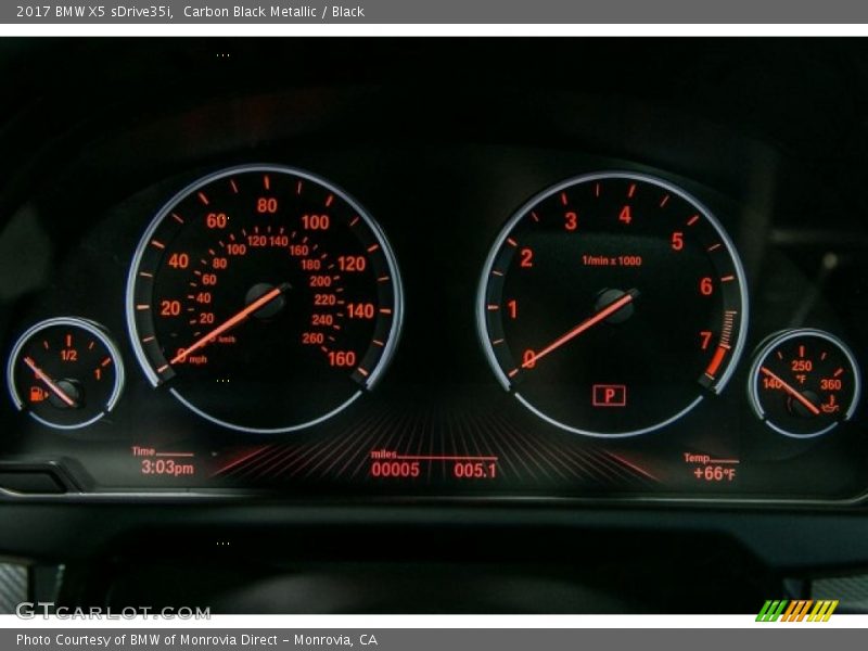  2017 X5 sDrive35i sDrive35i Gauges