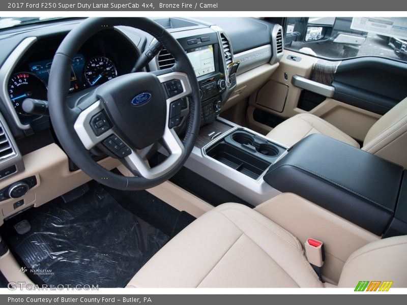Bronze Fire / Camel 2017 Ford F250 Super Duty Lariat SuperCab 4x4
