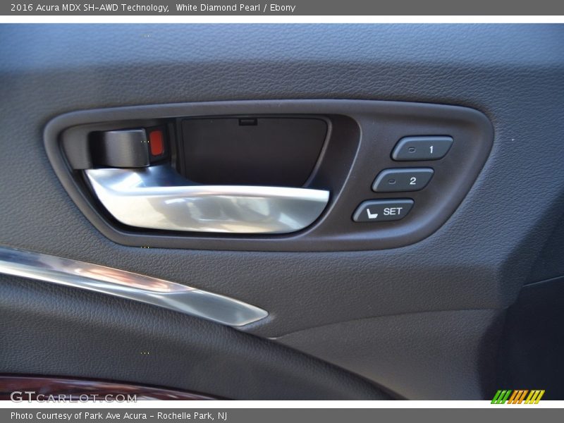 White Diamond Pearl / Ebony 2016 Acura MDX SH-AWD Technology