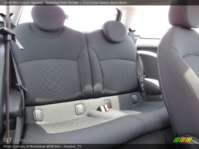Sparkling Silver Metallic / Checkered Carbon Black/Black 2009 Mini Cooper Hardtop