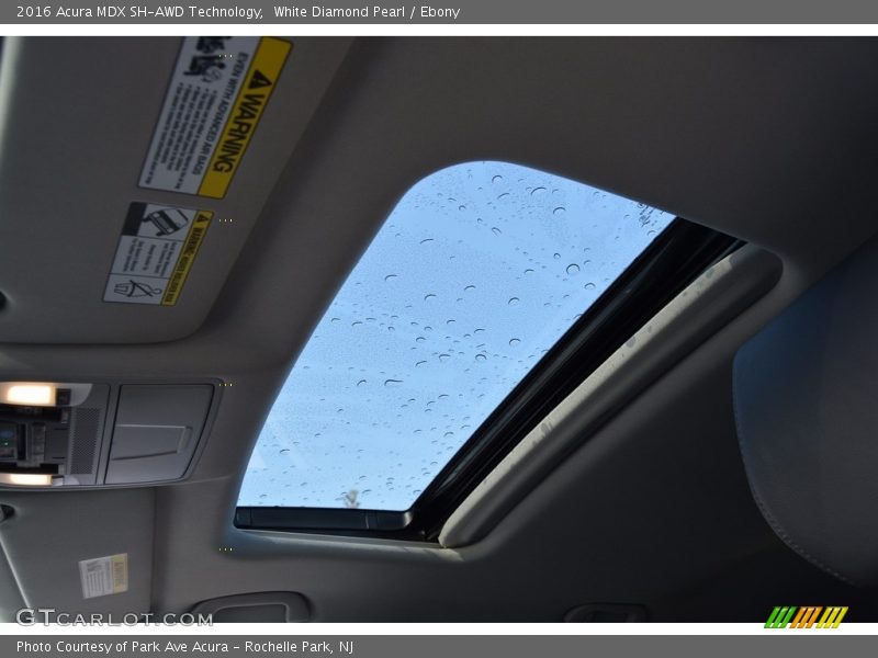 White Diamond Pearl / Ebony 2016 Acura MDX SH-AWD Technology