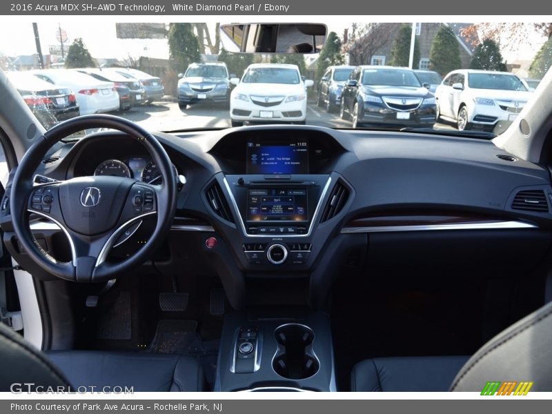 White Diamond Pearl / Ebony 2016 Acura MDX SH-AWD Technology