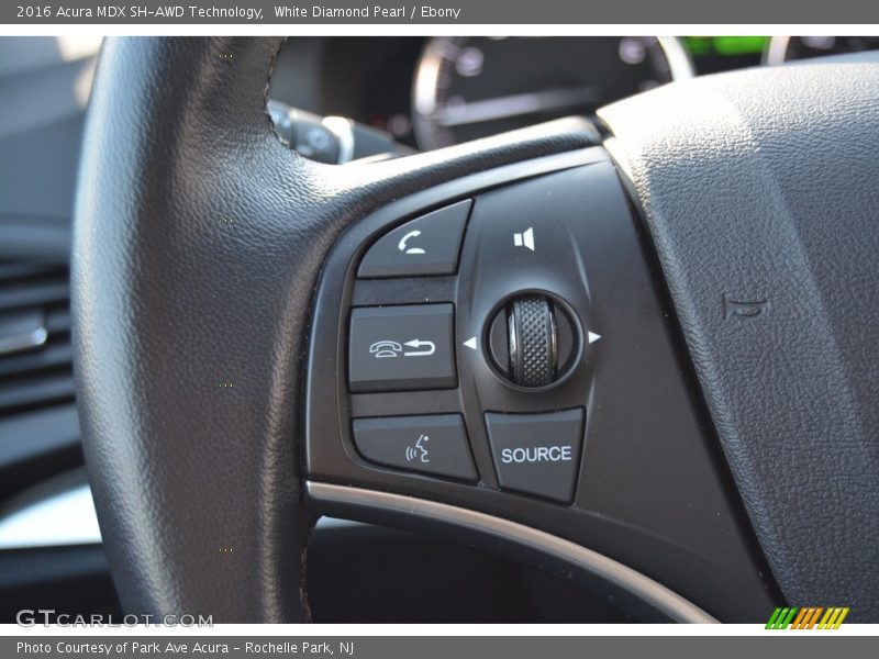 White Diamond Pearl / Ebony 2016 Acura MDX SH-AWD Technology