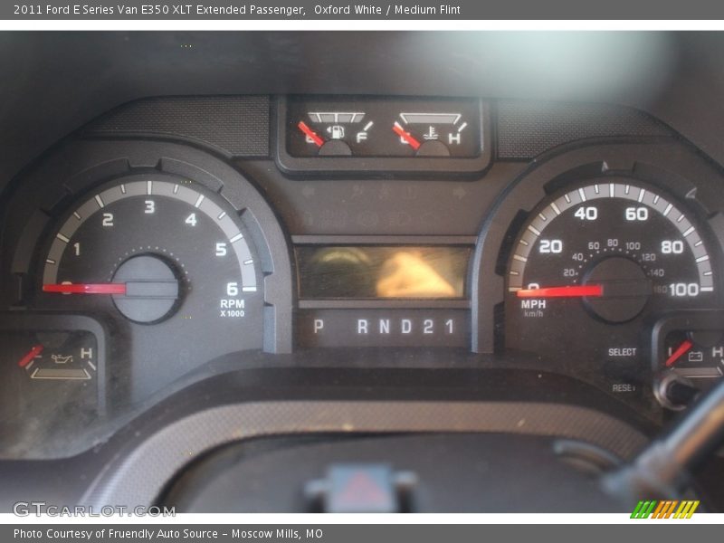 Oxford White / Medium Flint 2011 Ford E Series Van E350 XLT Extended Passenger