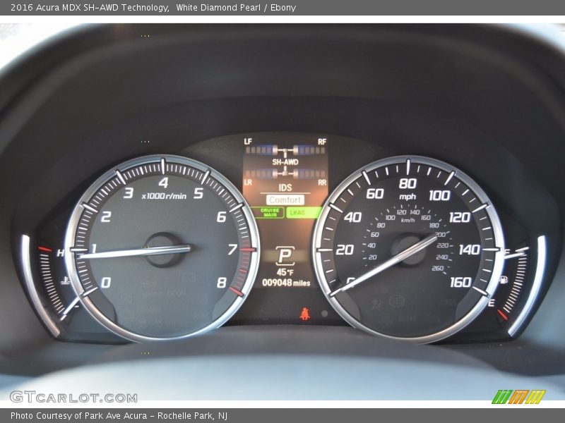 White Diamond Pearl / Ebony 2016 Acura MDX SH-AWD Technology
