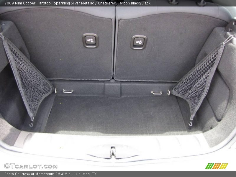 Sparkling Silver Metallic / Checkered Carbon Black/Black 2009 Mini Cooper Hardtop