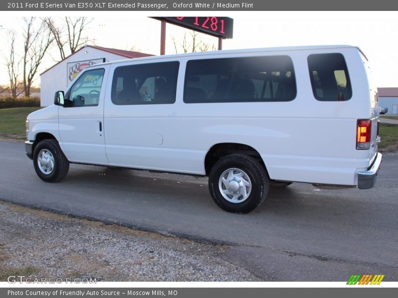 Oxford White / Medium Flint 2011 Ford E Series Van E350 XLT Extended Passenger