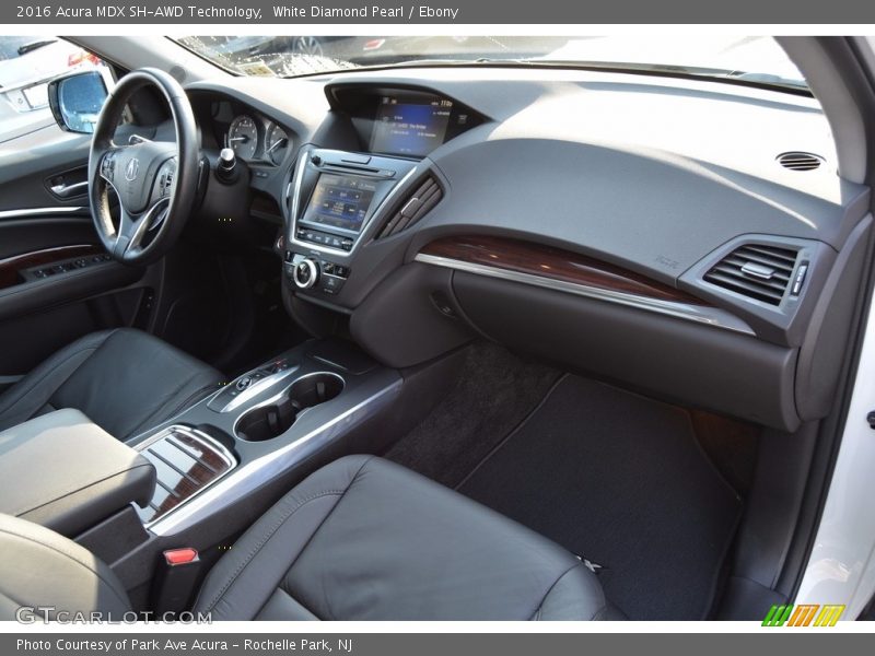 White Diamond Pearl / Ebony 2016 Acura MDX SH-AWD Technology