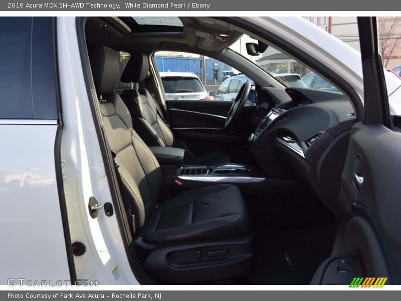 White Diamond Pearl / Ebony 2016 Acura MDX SH-AWD Technology