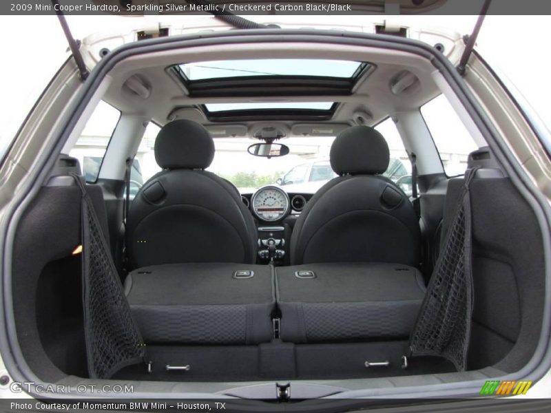 Sparkling Silver Metallic / Checkered Carbon Black/Black 2009 Mini Cooper Hardtop