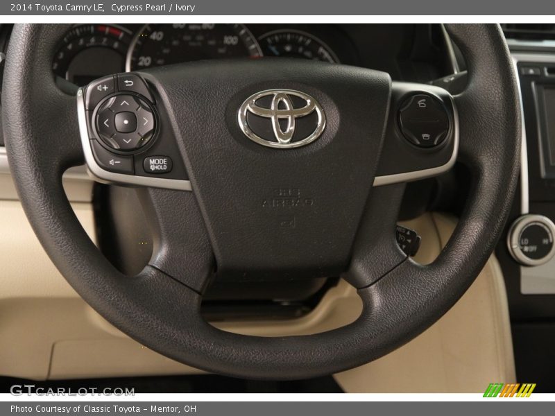Cypress Pearl / Ivory 2014 Toyota Camry LE