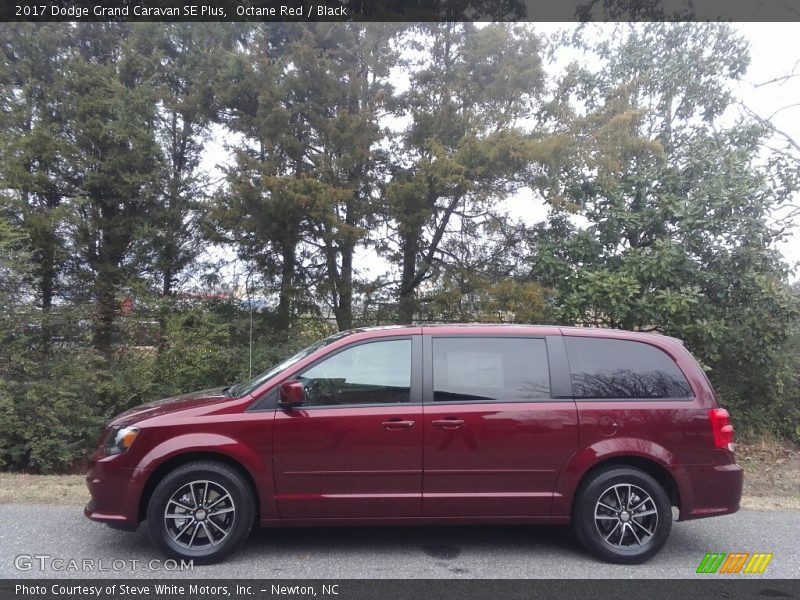 Octane Red / Black 2017 Dodge Grand Caravan SE Plus
