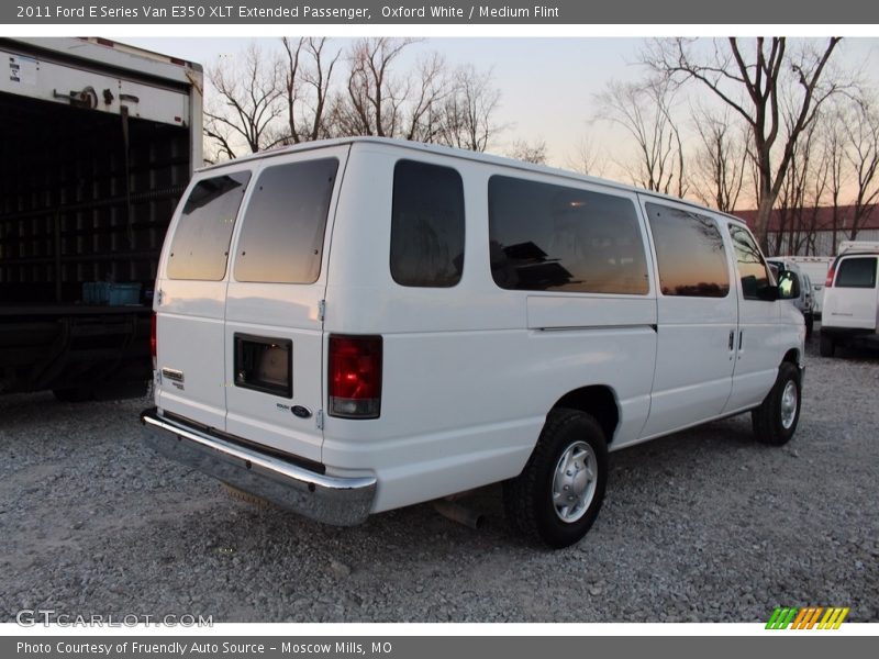 Oxford White / Medium Flint 2011 Ford E Series Van E350 XLT Extended Passenger