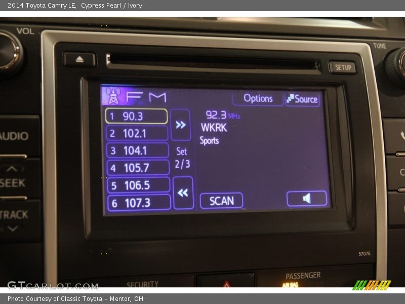 Cypress Pearl / Ivory 2014 Toyota Camry LE