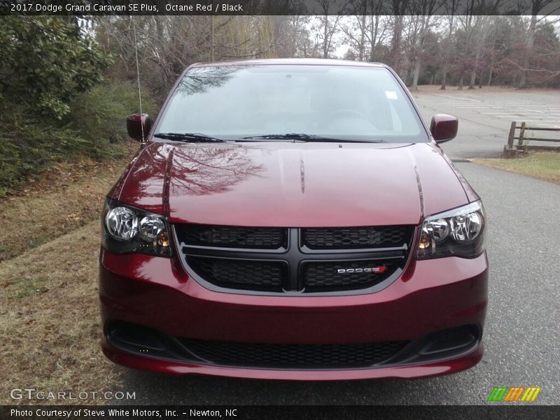 Octane Red / Black 2017 Dodge Grand Caravan SE Plus