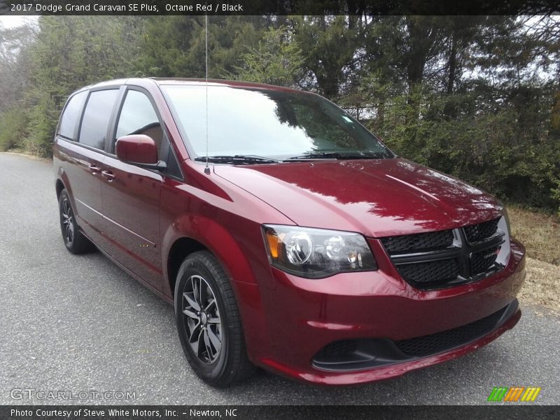 Octane Red / Black 2017 Dodge Grand Caravan SE Plus